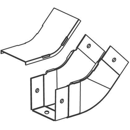 Product image for PAN FIV454X4LG FD,Fitting,InsideVer