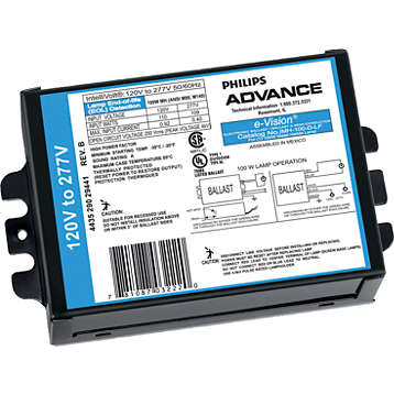 Product image for Philips Advance IMH100DBLSM 277 VAC 50/60 Hz 100 W Low Frequency Electronic Metal Halide Ballast