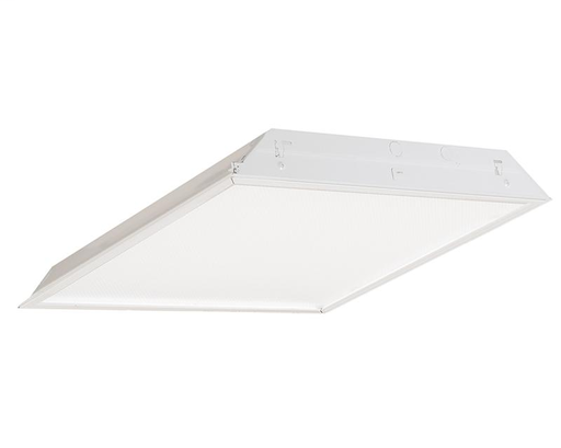 Product image for Thomas Daybrite Lighting 2TG8231U6R-01-UNV-1/2-EB 31 W 120 to 277 Volt T8 Flat Steel Door Grid Lensed Troffer