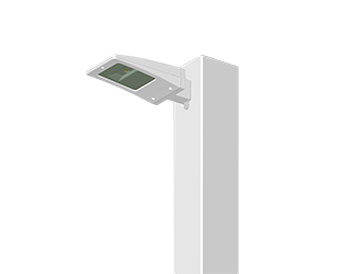 High output LED light engine Maintains 70% of initial lumens at 100,000 hours. Weatherproof high temperature silicone gaskets. Superior heat sinking with die cast aluminum housing and external fins.