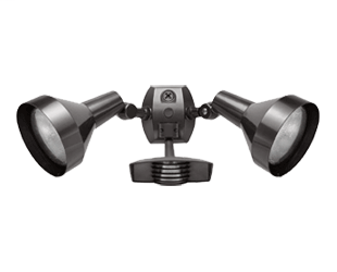 Product image for RAB STL110HF STEALTH 110 SENSOR H1 FLOOD WITH 2 X 23W SB FL PAR38 LAMPS
