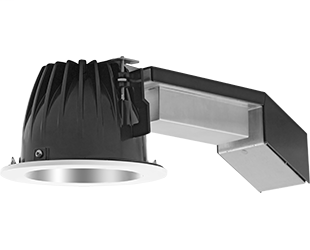 High performance, high efficiency alternative to incandescent lighting Integrated ceiling clamps make installation fast and secure for ceiling up to 1 1/4" thick. Nanostructure lens eliminates "hot spots" providing smooth and efficient light. Low-profile 