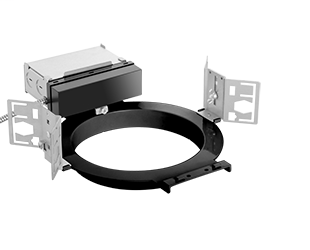Butterfly bracket allows mounting with bar stock, "C" channel, 1/2" conduit or nailer bars Low-profile design allows for installation in ceilings with limited space. Sturdy design with die cast aperture frame. 90 CRI.