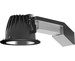 High performance, high efficiency alternative to incandescent lighting Integrated ceiling clamps make installation fast and secure for ceiling up to 1 1/4" thick. Nanostructure lens eliminates "hot spots" providing smooth and efficient light. Low-profile 