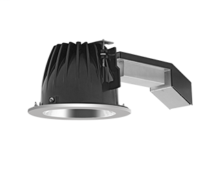High performance, high efficiency alternative to incandescent lighting Integrated ceiling clamps make installation fast and secure for ceiling up to 1 1/4" thick. Nanostructure lens eliminates "hot spots" providing smooth and efficient light. Low-profile 