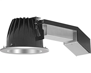 High performance, high efficiency alternative to incandescent lighting Integrated ceiling clamps make installation fast and secure for ceiling up to 1 1/4" thick. Nanostructure lens eliminates "hot spots" providing smooth and efficient light. Low-profile 