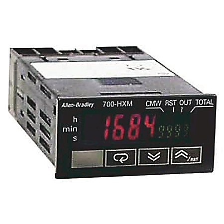 700-HXM Counter/Timer, Multi-Function, 1 Timed Contact w/ No Voltage Inputs, Multi-Mode (10 Functions), 0 to 9999 hours, SPDT, 24 V DC