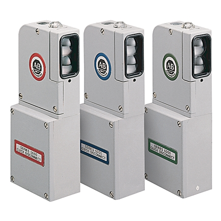 PHOTOSWITCH Photoelectric Sensor, 5000 Series, Infrared Glass Fiber Optic Wide Angle Diffuse, Green Line