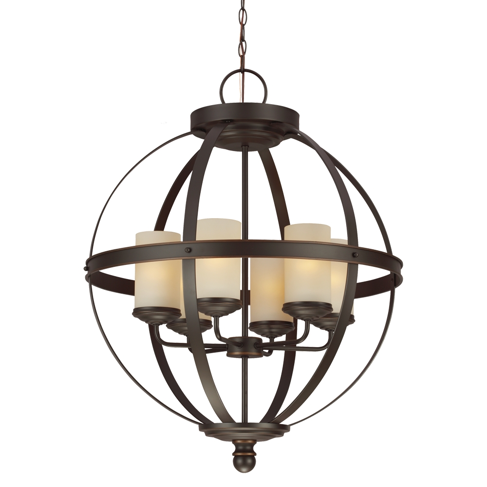 Six Light Chandelier
