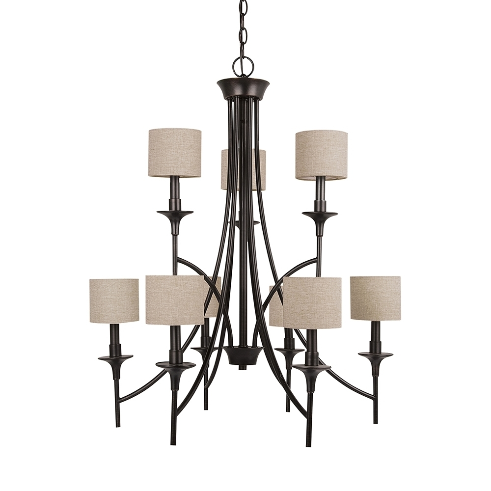 Nine Light Chandelier