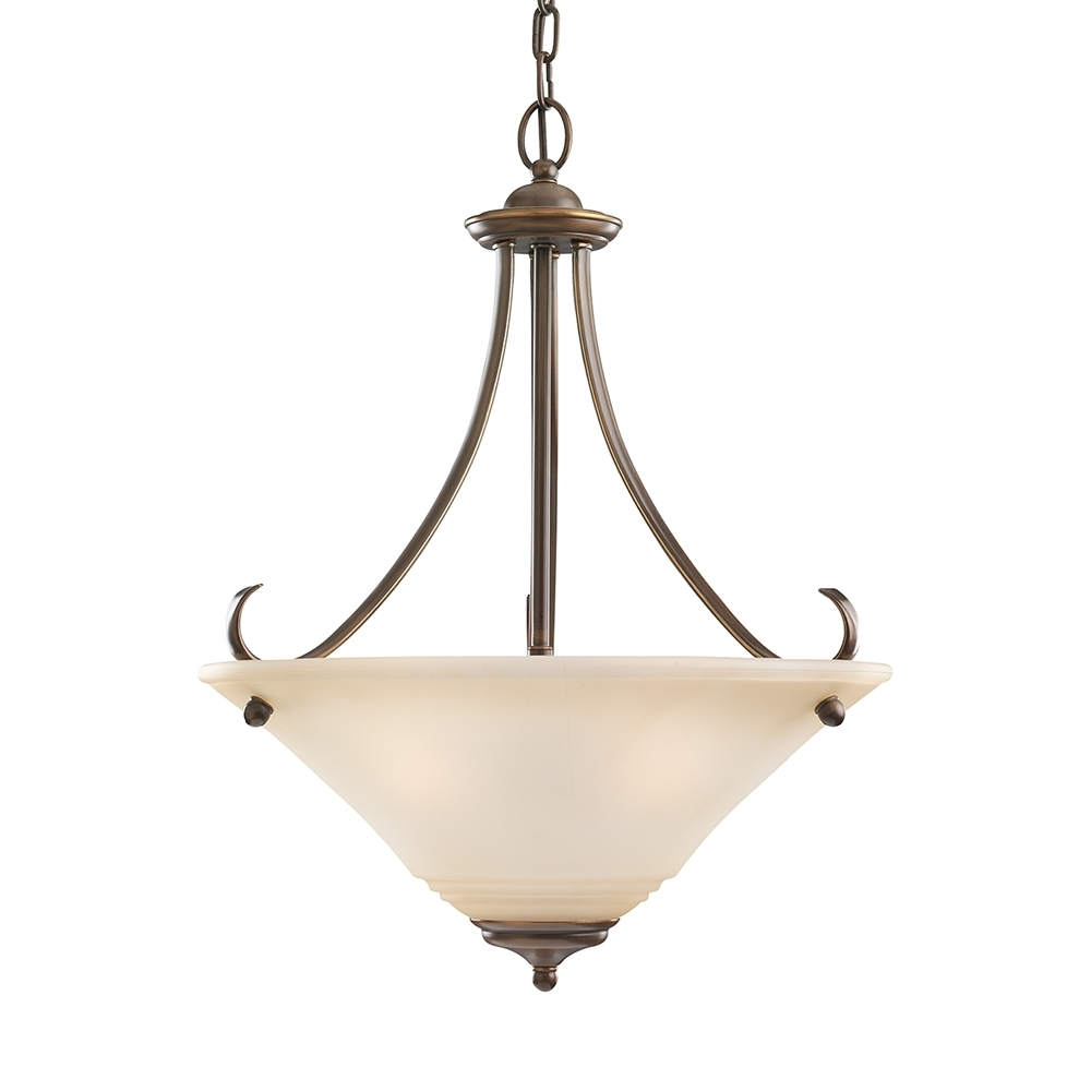 Product image for VCLGT 65381-829 100W 120V MEDIUM A RUSSET BRONZE THREE LIGHT PENDANT