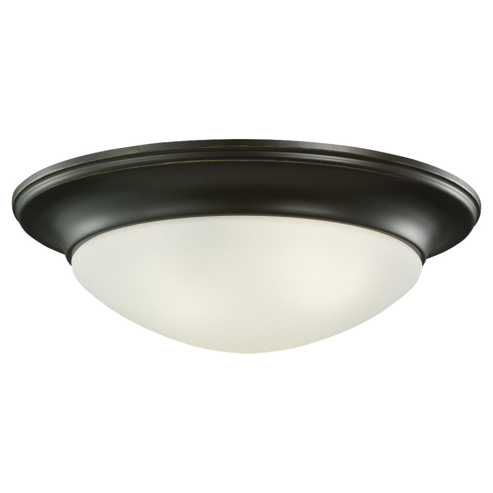 Three Light Ceiling Flush Mount