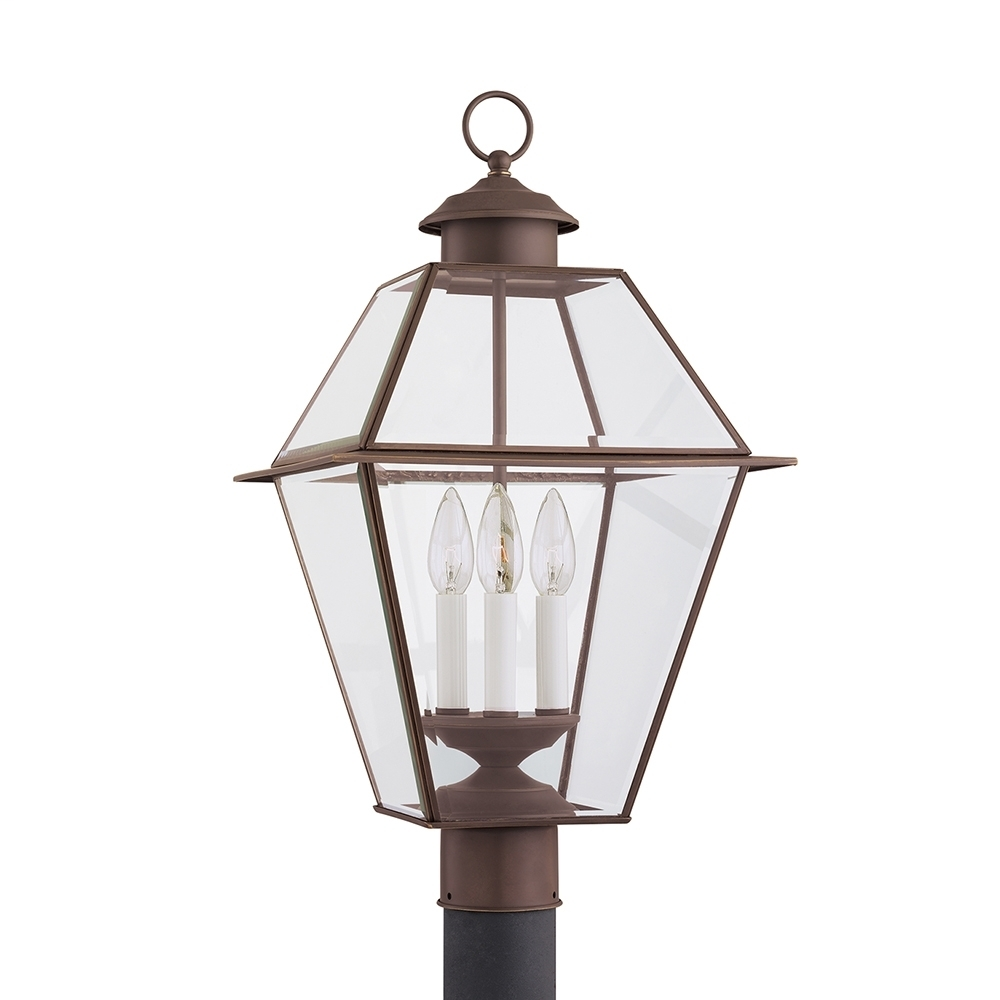 Product image for VCLGT 8258-71 60W 120V CANDELABRA TORPEDO THREE LIGHT COLONYOUTDOOR POST LANTERN