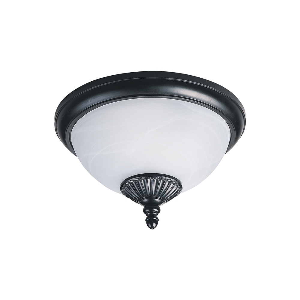 Two Light Outdoor Ceiling Flush Mount