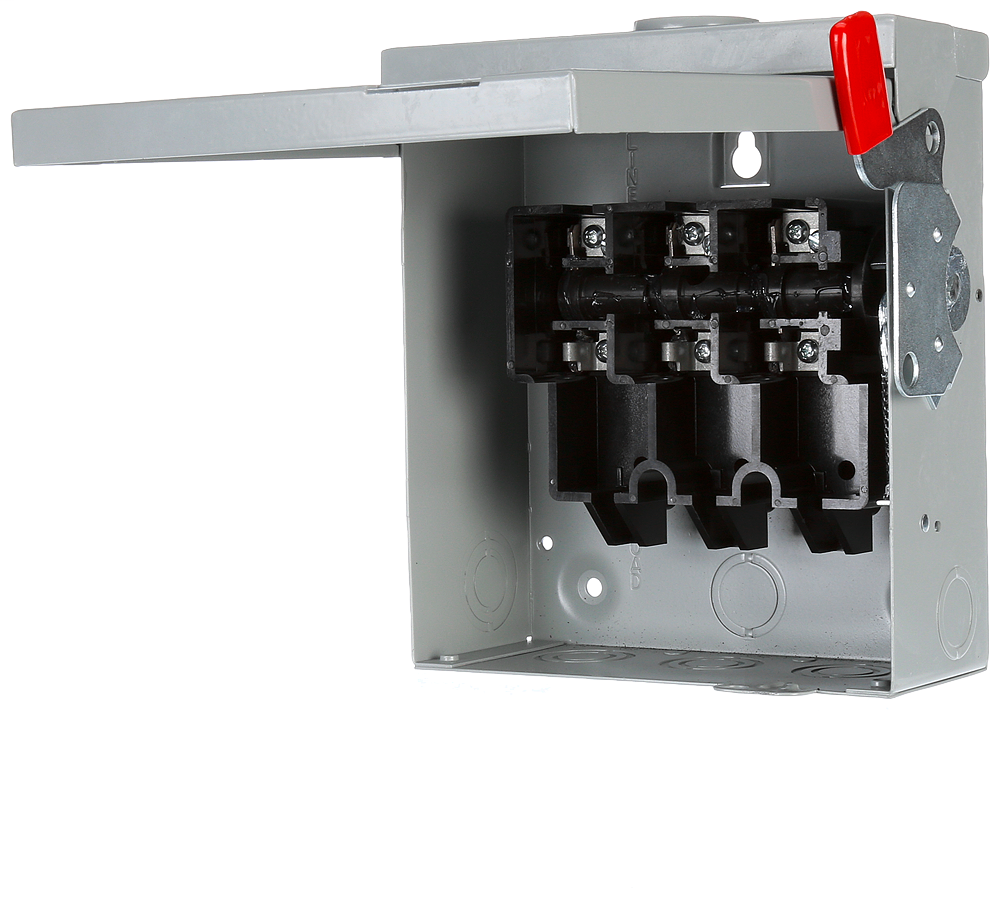 Product image for Siemens GNF321R 240 VAC/250 VDC 30 Amp 3-Pole NEMA 3R General Duty Non-Fusible Safety Switch