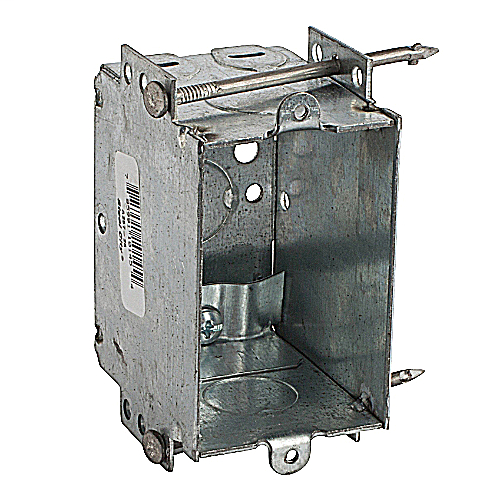 Steel City A257-25 Non-Gangable 3 x 2 x 2-1/2 Inch Dimensions 12.5 In Steel Switch Box with Clamp Steel City A257-25 Non-Gangable 3 x 2 x 2-1/2 Inch Dimensions 12.5 In Steel Switch Box with Clamp