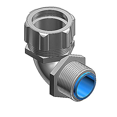 Product image for TB 9351 3/8IN 90D LT CONN 20MM INSU