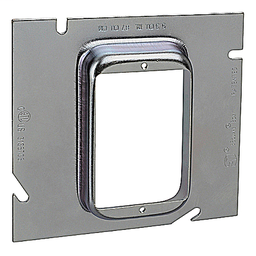Steel City 82C-1G-3/4 5 x 3/4 Inch 1-Gang 5.3cu.in Steel Raised Square Box Extension Ring