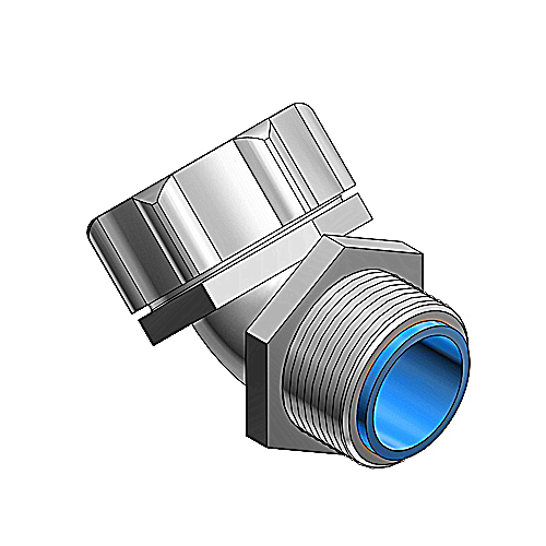 Product image for TB 9342 1/2IN 45D LT CONN 20MM INSU