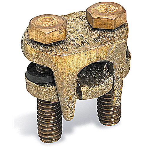 Product image for Blackburn 2B40 Two-Bolt Mechanical Connector without Spacer, 4/0 Str.