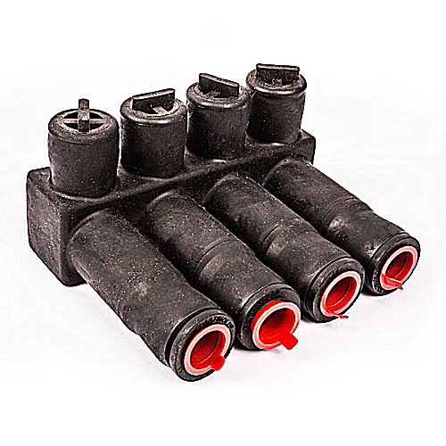 Aluminum Flood-Seal Multi-Port Connector RAB 500 Series