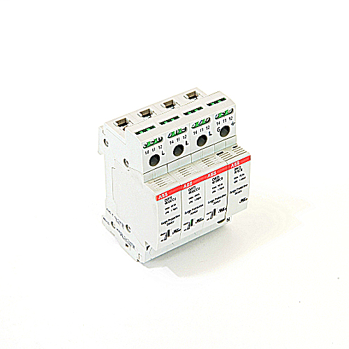 DIN rail surge protective device