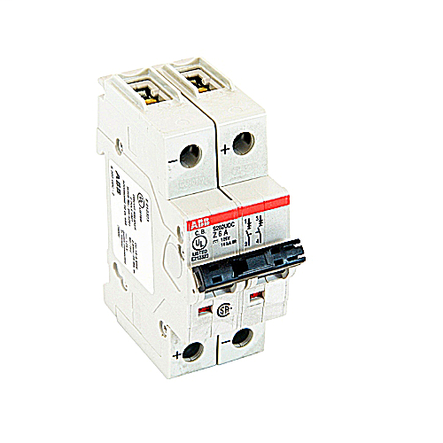 ABB S202UDC-Z6 S200UDC MCB 2P Z 6A ABB S202UDC-Z6 S200UDC MCB 2P Z 6A