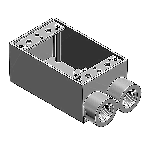 1 Gang, Shallow Device Box, Dead End