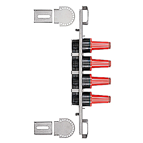 Product image for ABB Elastimold 164J4 15kV 200 Amp, Loadbreak 4-Point Junction w/ Stainless Steel Bracket
