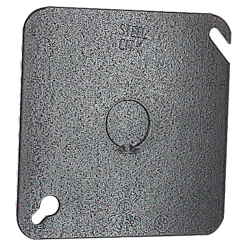 Picture of 52 C 6 - 4" Square 1/2" Knockout Flat Cover