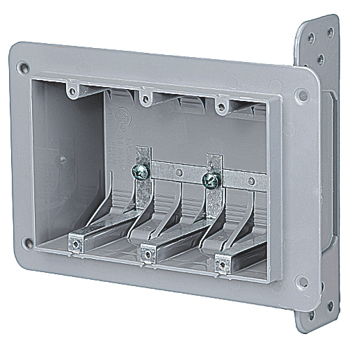 Product image for ABB 3-WSW THREE GANG DEVICE BOX