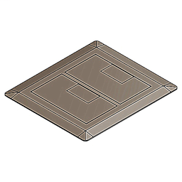 Multi-Gang Rectangular Floor Boxes & Covers