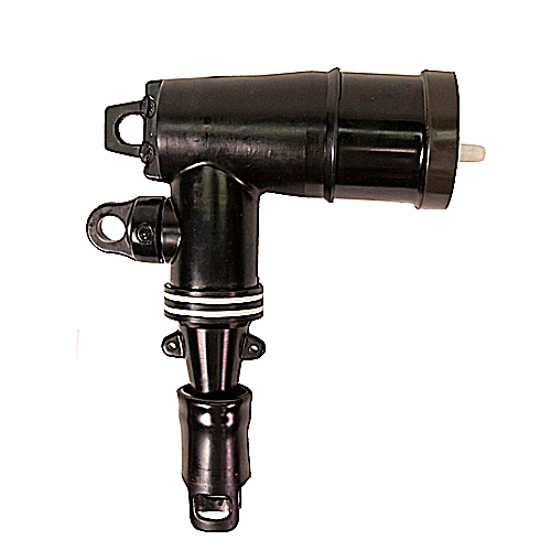 Product image for ABB Elastimold 162LRJS-C5250 15kV 200 Amp, Loadbreak Jacket Seal Elbow Connector w/ Test Point, .805" - 1.060" Cable Insulation Diameter, 2/0 Stranded Wire Size, Bi-Metal Compression Lug