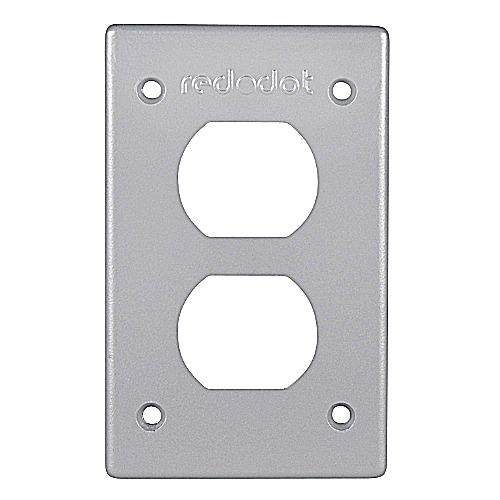 Thomas & Betts CDR 1Gang DieCast Aluminum Duplex Receptacle Device Box and Cover Crawford