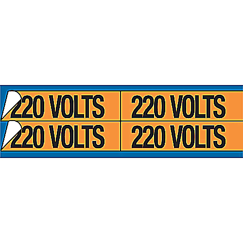 Conduit and Voltage Marker Cards