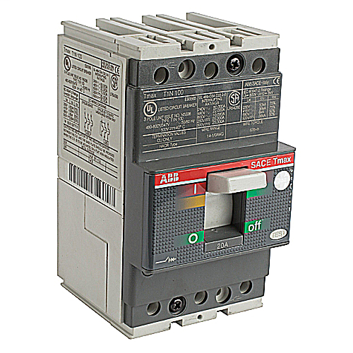 Thomas & Betts T1N020TL20 Amp 3 Phase Thermal Magnetic Breaker Thomas & Betts T1N020TL20 Amp 3 Phase Thermal Magnetic Breaker