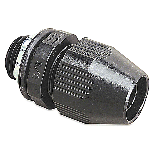 Product image for Thomas & Betts LT100P 1" BULLET Straight Liquidtight Connector, Non-Metallic