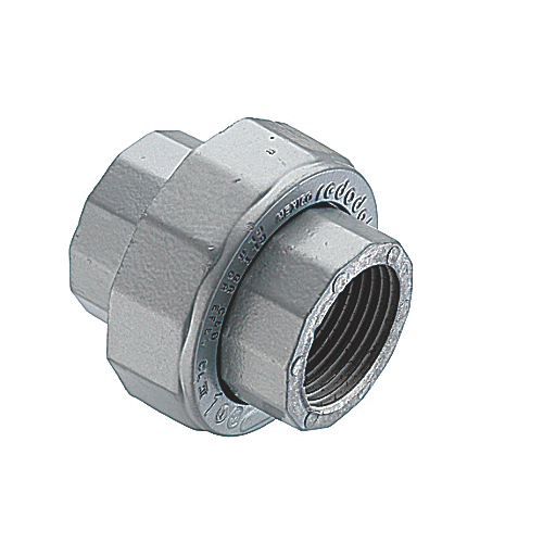 Product image for Thomas & Betts EXFU-5 3-Piece 1-1/2 Inch Aluminum Explosion Proof Female to Female Union