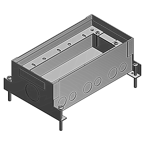 Product image for Steel City 743D Steel Floor Box