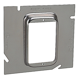 Steel City 82C-1G-5/8 5 x 5/8 Inch 1-Gang 4.3cu.in Steel Raised Square Box Extension Ring