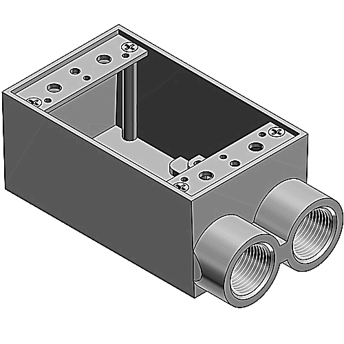 1 Gang, Shallow Device Box, Dead End