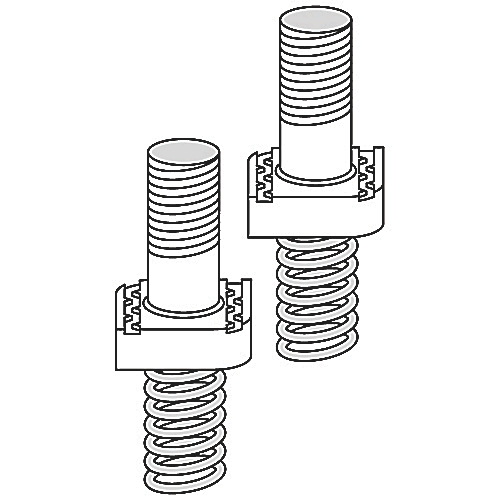 Product image for ABB A185 1/2 1 REG SPR STUD NUT SZ