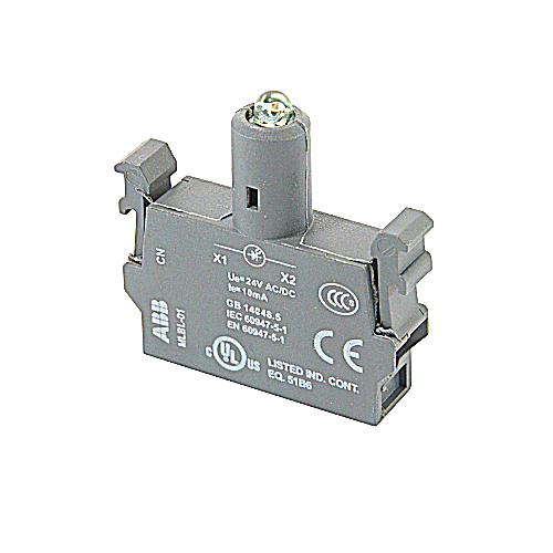 Thomas & Betts MLBL-01G 24 VAC/VDC Green LED Lamp Block Thomas & Betts MLBL-01G 24 VAC/VDC Green LED Lamp Block