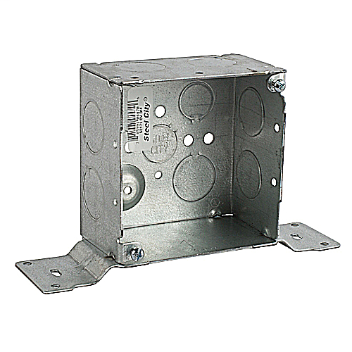 Thomas & Betts 72171-1/2&3/4E 4-11/16-Inch Length by 4-11/16-Inch Width by 2-1/8-Inch Depth Galvanized Welded Construction Square Outlet Box 20-Pack Thomas & Betts 72171-1/2&3/4E 4-11/16-Inch Length by 4-11/16-Inch Width by 2-1/8-Inch Depth Galvanized Welded Construction Square Outlet Box 20-Pack