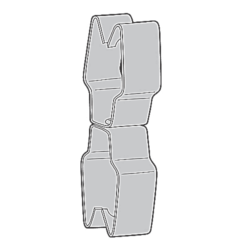 Clip, Back to Back Conduit