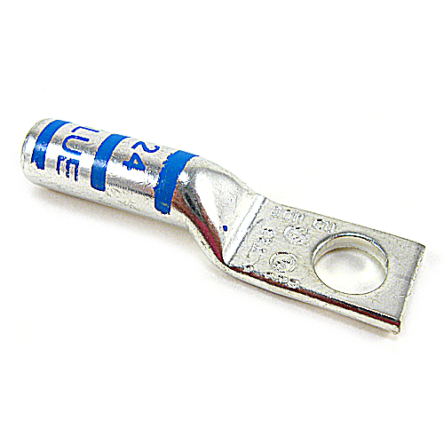 Product image for Thomas & Betts 54905BE 1-Hole Long Barral 1/4 Inch Hole #6 Lug