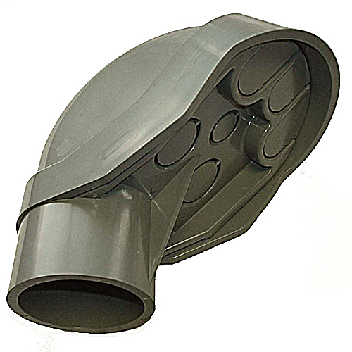 Product image for Carlon E998G 1-1/4" PVC Service Entrance Cap, use w/ Sch40/80 Conduit - Gray