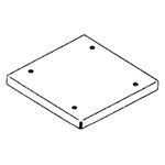 Product image for BW 649 4 11/16 IN. SQ INDUST DVC CV