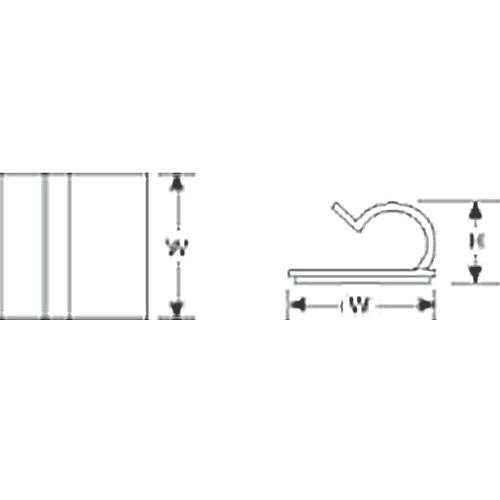 Adhesive Cable Clips - GL250RT