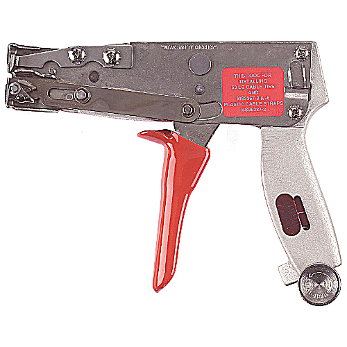 Product image for Thomas & Betts WT197 Hand Installation Tool, for Nylon Cable Ties, 50-120 lbs, 0.184"-0.301" Tie Width